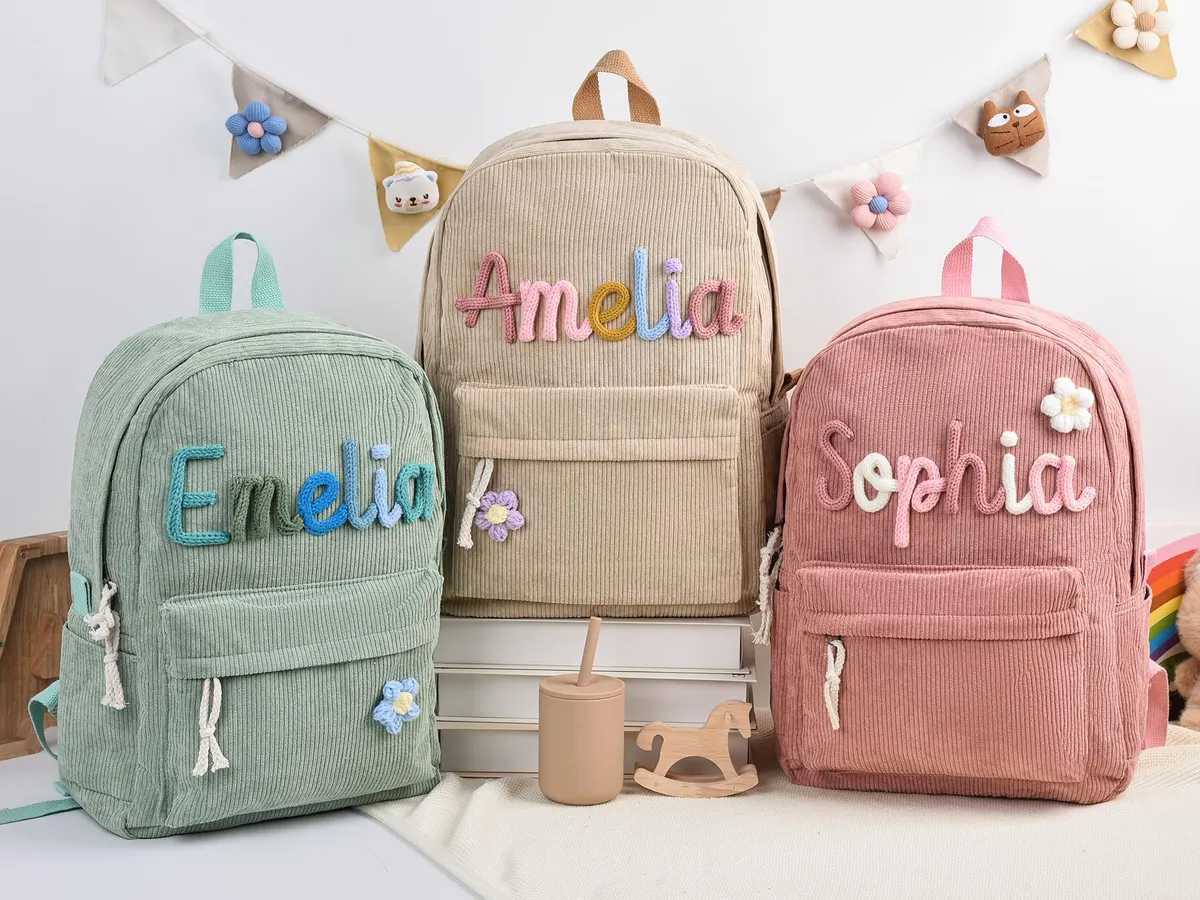 Personalized Toddler Backpack, Kid Backpack With Name, Gift for Kids, School Backpack Gift