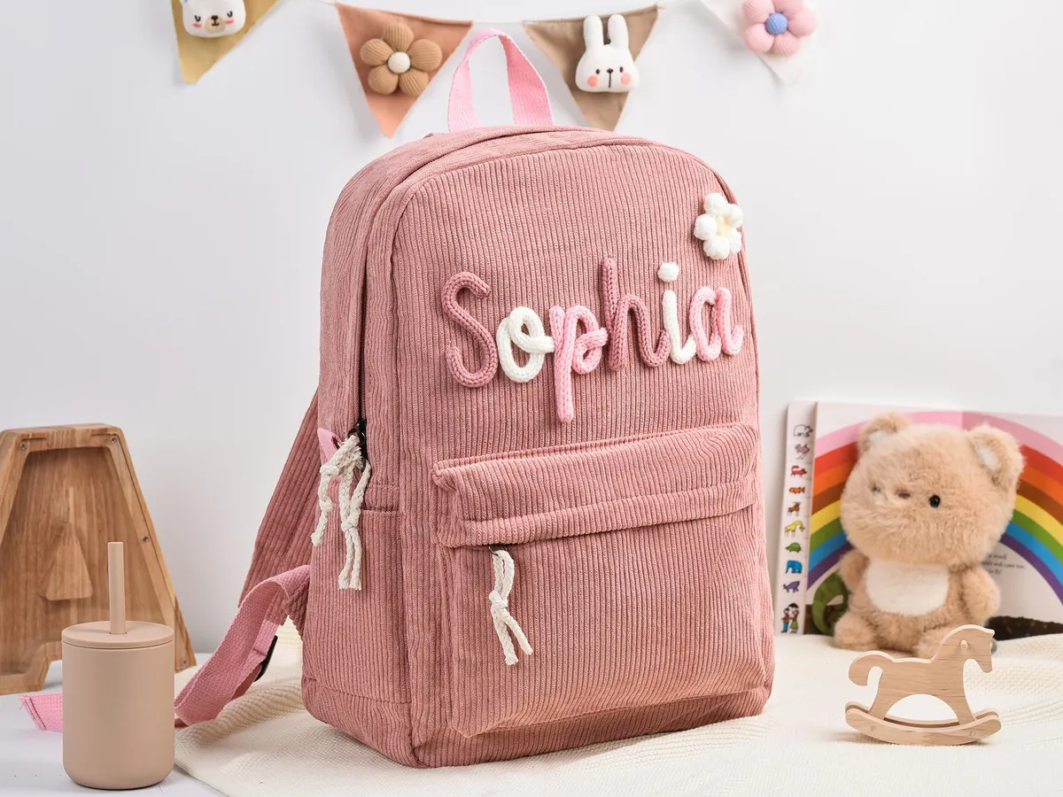 Personalized Toddler Backpack, Kid Backpack With Name, Gift for Kids, School Backpack Gift - Image 3