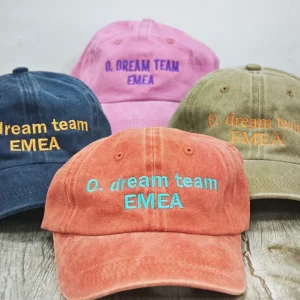 Embroidered Goose Cap, Vintage Humorous Hat, Personalized Adjustable Women Hats